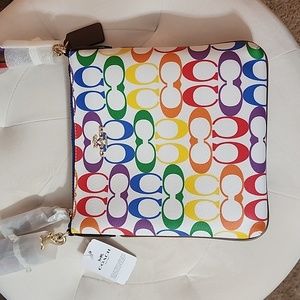 Coach multi colored crossbody